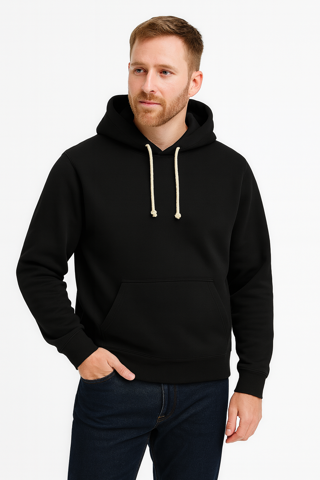 Buzo con capucha Negro Osil